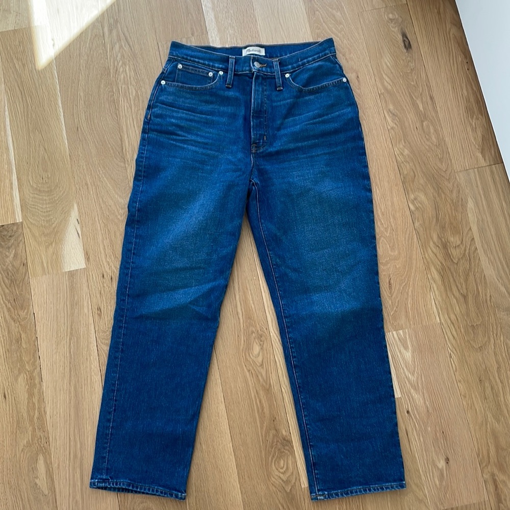 Madewell perfect vintage straight jean 30